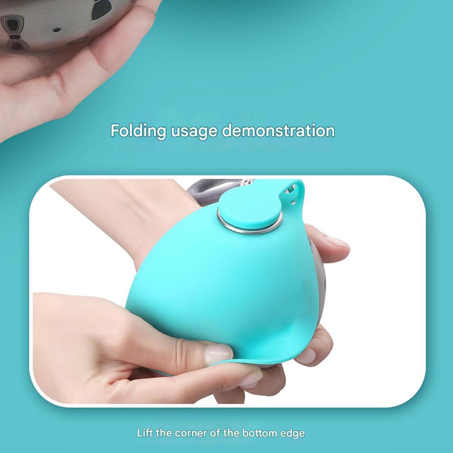 Stainless Steel Foldable Pet Water Bottle